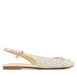 Baleriny MICHAEL Michael Kors. Białe baleriny damskie MICHAEL Michael Kors, bez wzorów, bez obcasa. Za 609.99 zł.