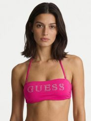 Guess Góra od bikini E6GJ45 KF442 Różowy. Czerwone bikini damskie Guess, z aplikacjami. Za 239.99 zł.