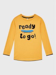 Birba Trybeyond Bluzka 999 54037 00 M Żółty Regular Fit. Żółte t-shirty chłopięce Birba Trybeyond, bez wzorów, z bawełny, bez ramiączek. Za 59.99 zł.