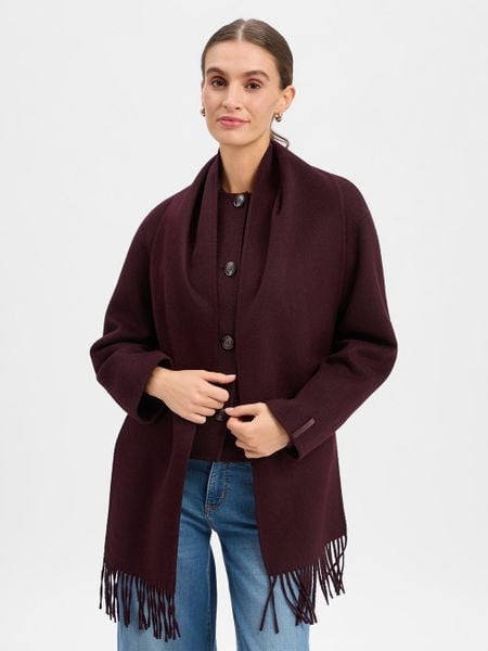 Comma sweter wełniany Kobiety lila, XS. Swetry klasyczne damskie Comma, xs, z wełny, bez kołnierzyka. Za 899.95 zł.