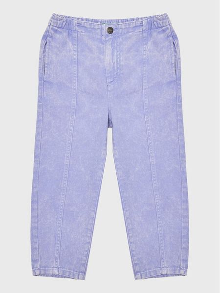 United Colors Of Benetton Jeansy 4I8BCE01G Fioletowy Relaxed Fit. Fioletowe spodnie dziewczęce United Colors Of Benetton, z bawełny. Za 119.99 zł.