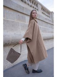 Maison héritage PARIS Skórzana torebka "Leyla" w kolorze szarobrązowym - 28 x 26 x 14 cm rozmiar: onesize. Brązowe torebki klasyczne damskie maison héritage PARIS, bez wzorów, z materiału, bez dodatków. Za 282.99 zł.