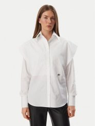 KARL LAGERFELD Koszula B4W11009 Biały Regular Fit. Białe koszule damskie Karl Lagerfeld, bez wzorów, z bawełny, bez kołnierzyka, bez ramiączek. Za 999.99 zł.
