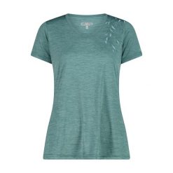 Koszulka damska CMP. Niebieskie bluzki sportowe damskie CMP, m, bez kołnierzyka, bez ramiączek. Za 192.00 zł.