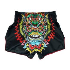 Spodenki treningowe Fairtex Muay Thai Shorts BS1912 "Kabuki". Czarne szorty damskie FAIRTEX, bez wzorów, sportowe. Za 279.99 zł.