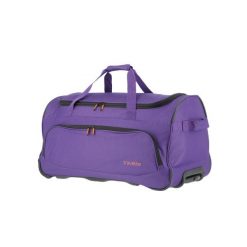 Torba podróżna travelite Basics L. Fioletowe torebki klasyczne damskie Travelite, bez wzorów, z materiału, duże, bez dodatków. Za 248.50 zł.