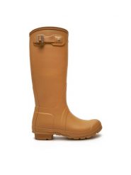 Hunter Kalosze WFT1000RMA Brązowy. Brązowe kalosze damskie Hunter, bez wzorów, z tworzywa sztucznego. Za 339.99 zł.