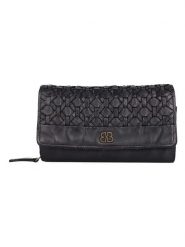 Bellicci Skórzany portfel "Pedra" w kolorze czarnym - 19 x 10 x 4 cm rozmiar: onesize. Czarne portfele damskie Bellicci, bez wzorów, z materiału. Za 183.15 zł.