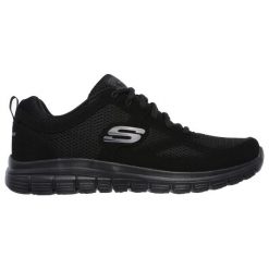 Buty na co dzień męskie SKECHERS BURNS AGOURA lekkie. Czarne obuwie do biegania damskie Skechers. W wyprzedaży za 199.00 zł.