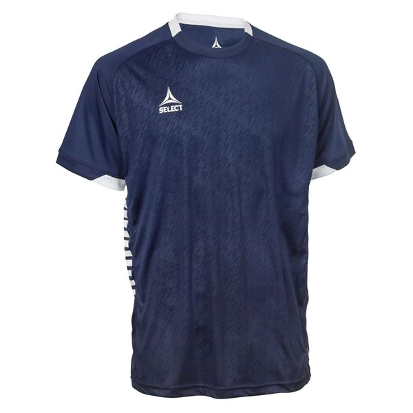 Koszulka piłkarska poliestrowa męska Select Spain granatowa. Niebieskie t-shirty sportowe męskie Select, m, z poliesteru, bez ramiączek, do piłki nożnej. Za 112.55 zł.