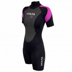 Damskie spodenki neoprenowe TROPIC 3 mm. Czarne szorty damskie AGAMA, bez wzorów, z neoprenu, sportowe. Za 416.45 zł.