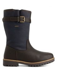 TRAVELIN' Skórzane botki "Aremark" w kolorze brązowo-granatowym rozmiar: 46. Brązowe buty zimowe męskie Travelin', z materiału, bez zapięcia. Za 437.17 zł.