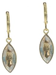 Otazu Pozłacane kolczyki z kryształami Swarovski rozmiar: onesize. Żółte kolczyki damskie Otazu, z kryształem, pozłacane. Za 210.81 zł.