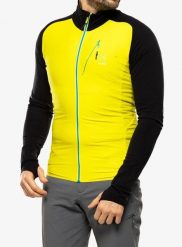 Bluza polarowa Karpos Lavaredo Fleece. Żółte bluzy z kapturem męskie KARPOS, s, z materiału. Za 450.99 zł.