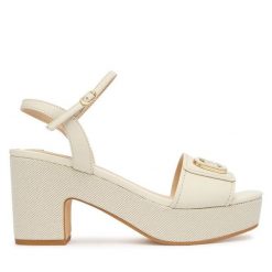 Sandały Liu Jo. Sandały damskie Liu Jo, bez wzorów, bez obcasa, na słupku. Za 559.99 zł.