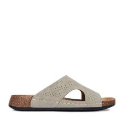 Klapki Go Soft. Szare klapki damskie GO SOFT, bez wzorów, bez obcasa. Za 89.99 zł.