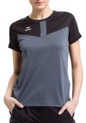 Koszulka damska Erima Squad. Czarne topy sportowe damskie Erima, bez wzorów, z materiału, bez ramiączek. Za 176.80 zł.