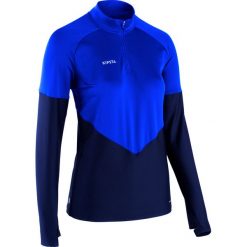 Bluza do piłki nożnej damska Kipsta Viralto. Czarne bluzy bez kaptura damskie KIPSTA, s, z elastanu. Za 109.99 zł.