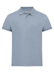 Clique Classic Lincoln S/S Koszulka polo bawełniana – nowoczesny krój – Soft. Niebieskie koszulki polo męskie CLIQUE, m, bez wzorów, z bawełny, bez ramiączek. Za 120.98 zł.