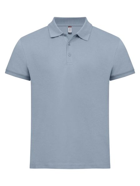 Clique Classic Lincoln S/S Koszulka polo bawełniana – nowoczesny krój – Soft. Niebieskie koszulki polo męskie CLIQUE, m, bez wzorów, z bawełny, bez ramiączek. Za 120.98 zł.