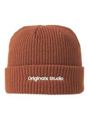 Jack & Jones Czapka-beanie "Vesterbro" w kolorze jasnobrązowym rozmiar: onesize. Brązowe czapki męskie Jack & Jones, bez wzorów, z bawełny, sportowe. Za 59.40 zł.