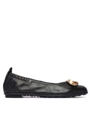 Hispanitas Baleriny HV263931 C003 Czarny. Czarne baleriny damskie Hispanitas, bez wzorów, ze skóry, bez obcasa. Za 479.99 zł.