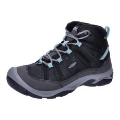 KEEN Buty trekkingowe damskie Circadia Mid Polar black/cloud blue r.38. Czarne obuwie trekkingowe damskie Keen, na zimę. Za 305.45 zł.