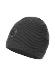 Czapka męska Pitbull Small Logo. Szare czapki męskie PITBULL, na zimę, bez wzorów, z dzianiny. Za 59.00 zł.