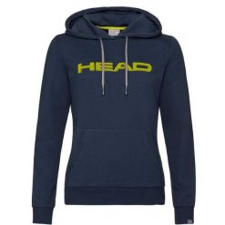 Bluza z kapturem damska CLUB ROSIE. Niebieskie bluzy i bluzki niemowlęce HEAD, bez wzorów, z bawełny, bez ramiączek, z kapturem. Za 285.00 zł.