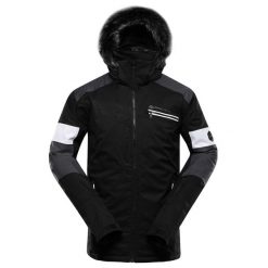 Kurtka męska narciarska Alpine Pro Dam. Czarne kurtki męskie Alpine Pro, m, bez wzorów, narciarskie. W wyprzedaży za 839.00 zł.