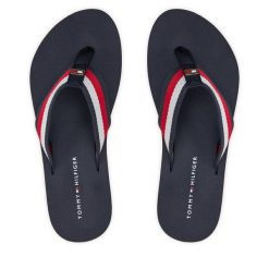 Japonki Tommy Hilfiger. Klapki damskie Tommy Hilfiger, bez wzorów, bez obcasa. Za 119.99 zł.