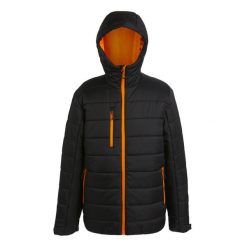 Kurtka Ocieplana Męska Produkt Termiczny. Brązowe kurtki męskie Regatta, m, bez wzorów, z materiału, wakacyjne, z kapturem. Za 463.99 zł.