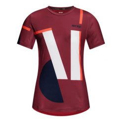 Koszulka sportowa z krótkim rękawem geometryczny wzór CEP damska. Białe bluzki sportowe damskie CEP, s, bez wzorów, bez ramiączek. Za 249.00 zł.