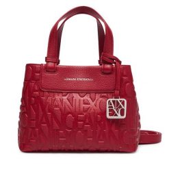 Torebka Armani Exchange. Czerwone torebki klasyczne damskie Armani Exchange, bez wzorów, bez dodatków. Za 589.99 zł.