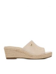 Beverly Hills Polo Club Espadryle EO-R26SS03470 Beżowy. Brązowe espadryle damskie Beverly Hills Polo Club, bez wzorów, z materiału, bez obcasa. Za 249.99 zł.
