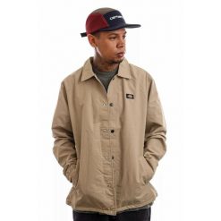 Kurtka Dickies Oakport. Zielone kurtki treningowe męskie Dickies, s, bez wzorów, z nylonu. Za 306.15 zł.