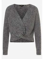 More & More Sweter w kolorze szarym rozmiar: 44. Szare swetry klasyczne damskie MORE & MORE, ze splotem, bez kołnierzyka. Za 69.99 zł.