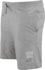 Męskie spodenki Athl. Dpt Einar Melange Szary 2XL. Szare szorty męskie Givova, na lato, bez wzorów, z bawełny, sportowe. Za 151.99 zł.