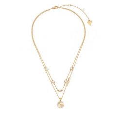 Naszyjnik Guess. Żółte naszyjniki damskie Guess, złote. Za 349.99 zł.
