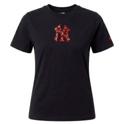 T-Shirt New Era Wmns Mlb Infill Tee Neyyan Damskie. Czarne t-shirty damskie New Era, l, bez wzorów, z bawełny, bez kołnierzyka. Za 238.99 zł.