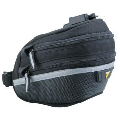 Torba na siodło Topeak Wedge Pack II-Large. Czarne torebki klasyczne damskie Topeak, bez wzorów, z materiału, bez dodatków. Za 139.99 zł.