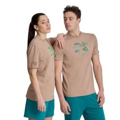 Koszulka Arena T-Shirt Logo Cotton. Brązowe t-shirty damskie Arena, s, bez wzorów, z bawełny, bez kołnierzyka. Za 89.99 zł.