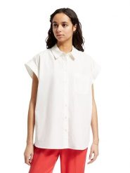Scotch & Soda Koszula w kolorze białym rozmiar: 38. Białe koszule damskie Scotch & Soda, bez wzorów, z bawełny, bez kołnierzyka, bez ramiączek. Za 88.02 zł.