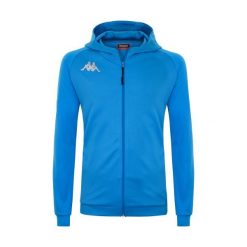 Kurtka Kappa Tortona. Niebieskie kurtki męskie Kappa, m, bez wzorów, sportowe, bez kaptura. W wyprzedaży za 169.45 zł.