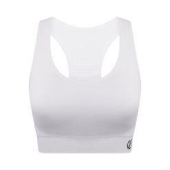 Biustonosz dla kobiet Dare 2B Don't Sweat It II. Białe biustonosze sportowe damskie Dare 2b, bez wzorów, z elastanu. Za 168.50 zł.