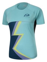 Protective Koszulka kolarska "Stardust" w kolorze turkusowym rozmiar: 36. Niebieskie bluzki sportowe damskie Protective, z materiału, bez kołnierzyka, bez ramiączek. Za 70.41 zł.