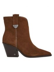 Pepe Jeans FOOTWEAR Skórzane kozaki w kolorze jasnobrązowym rozmiar: 36. Brązowe kozaki damskie Pepe Jeans FOOTWEAR, z jeansu, bez obcasa. Za 198.10 zł.