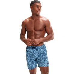Męskie Spodenki Kąpielowe Z Nadrukiem Leis. Niebieskie kąpielówki męskie Speedo, m, bez wzorów, z materiału. Za 208.99 zł.