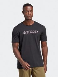 Adidas T-Shirt Terrex Classic Logo T-Shirt HZ1399 Czarny Regular Fit. Czarne t-shirty męskie Adidas, m, bez wzorów, z bawełny, bez kołnierzyka. Za 99.99 zł.