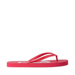 Klapki damskie Fila Troy. Czerwone klapki damskie Fila, bez wzorów, bez obcasa. Za 34.00 zł.